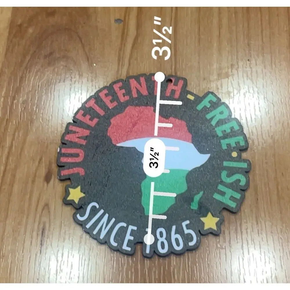 Juneteenth Wooden Ornament New